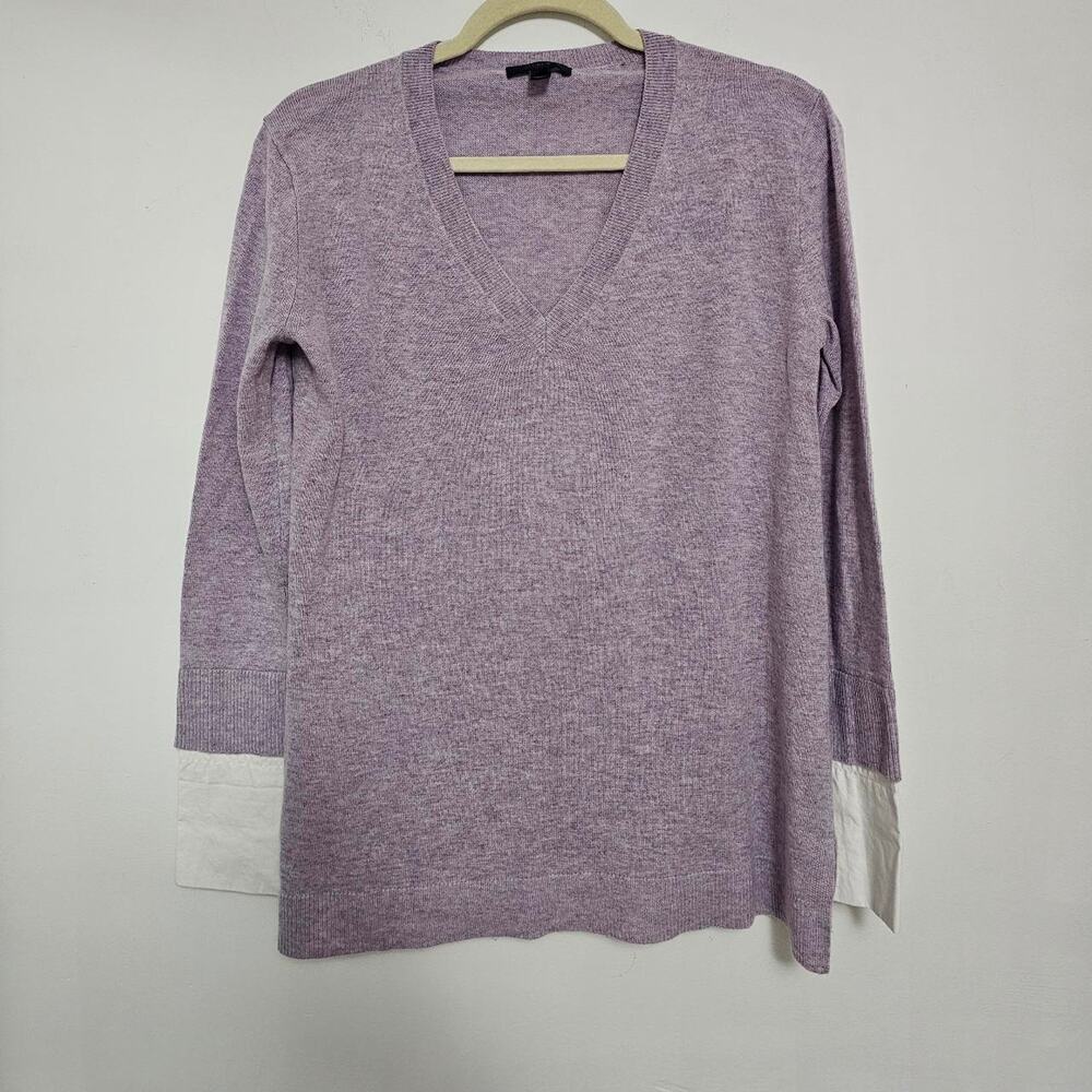 J.Crew purple v neck sweater